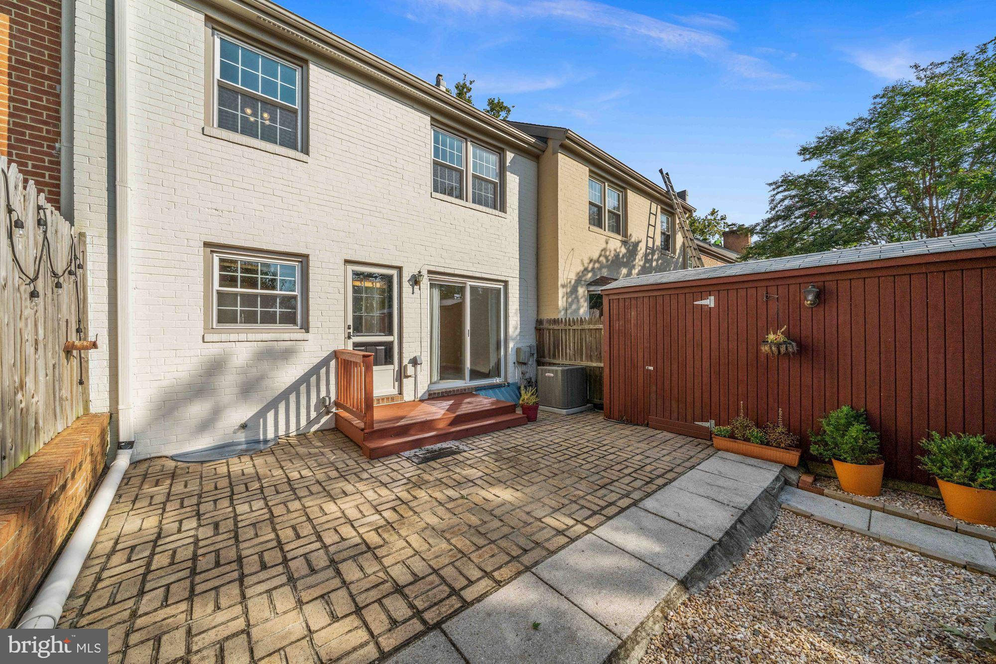 8519 Forrester Boulevard Springfield, VA 22152 - Photo 32 of 44 Exterior Rear Patio