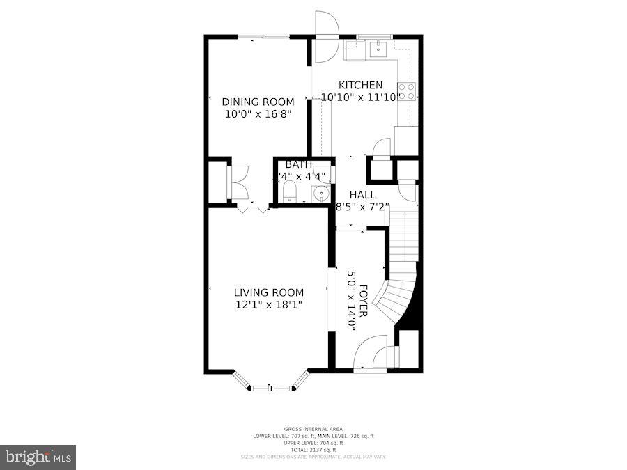 8519 Forrester Boulevard Springfield, VA 22152 - Photo 41 of 44 Floor Plan _ Main Level