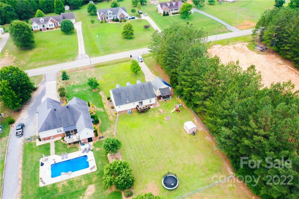 261 Pitts Road Catawba, SC 29704 - Photo 41 of 43 an aerial view of a residential houses with outdoor space and street view