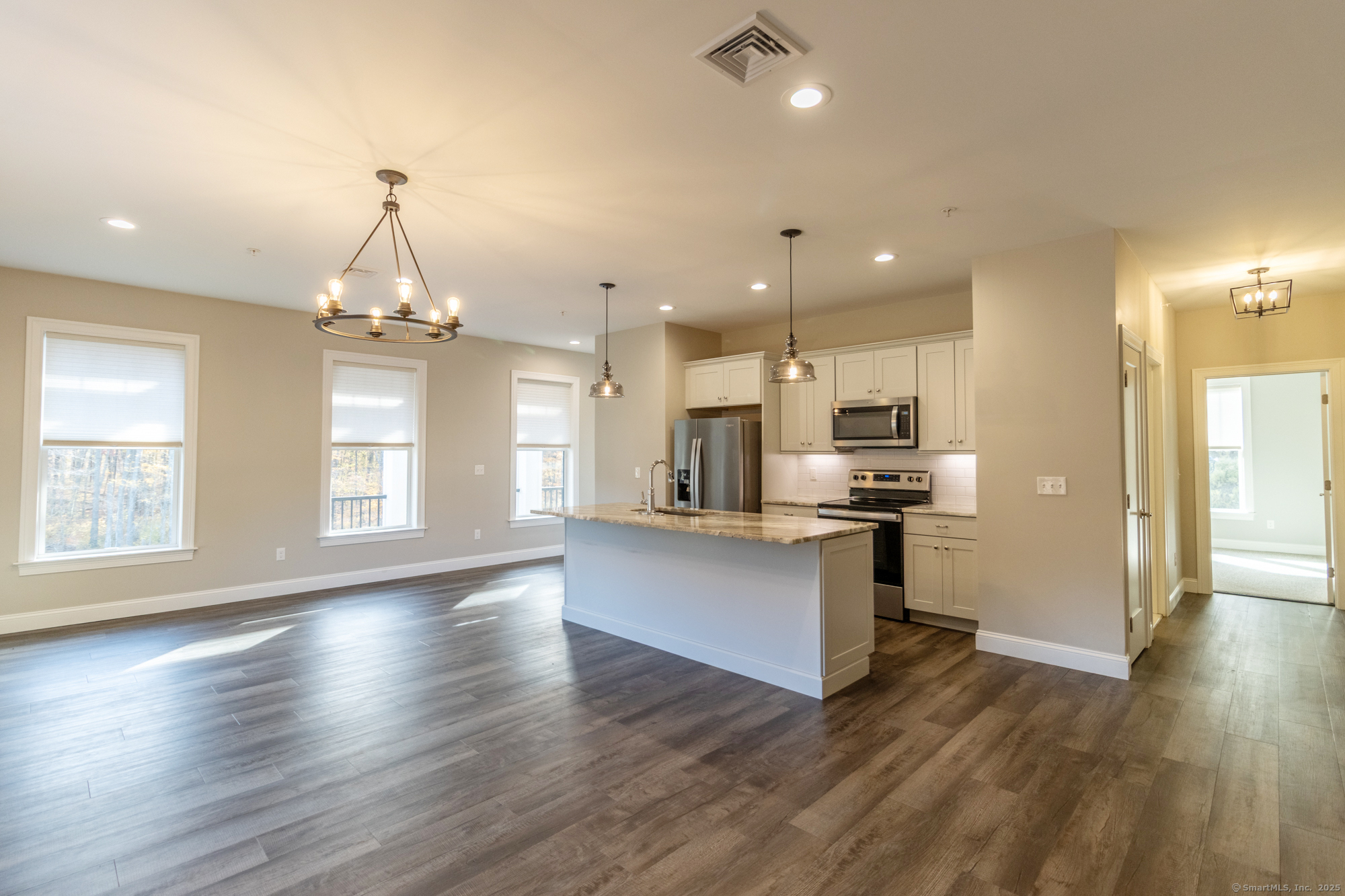 500 Edgewater Circle, Unit E East Hampton, CT 06424 - Photo 1 of 1 a view of kitchen with sink and refrigerator