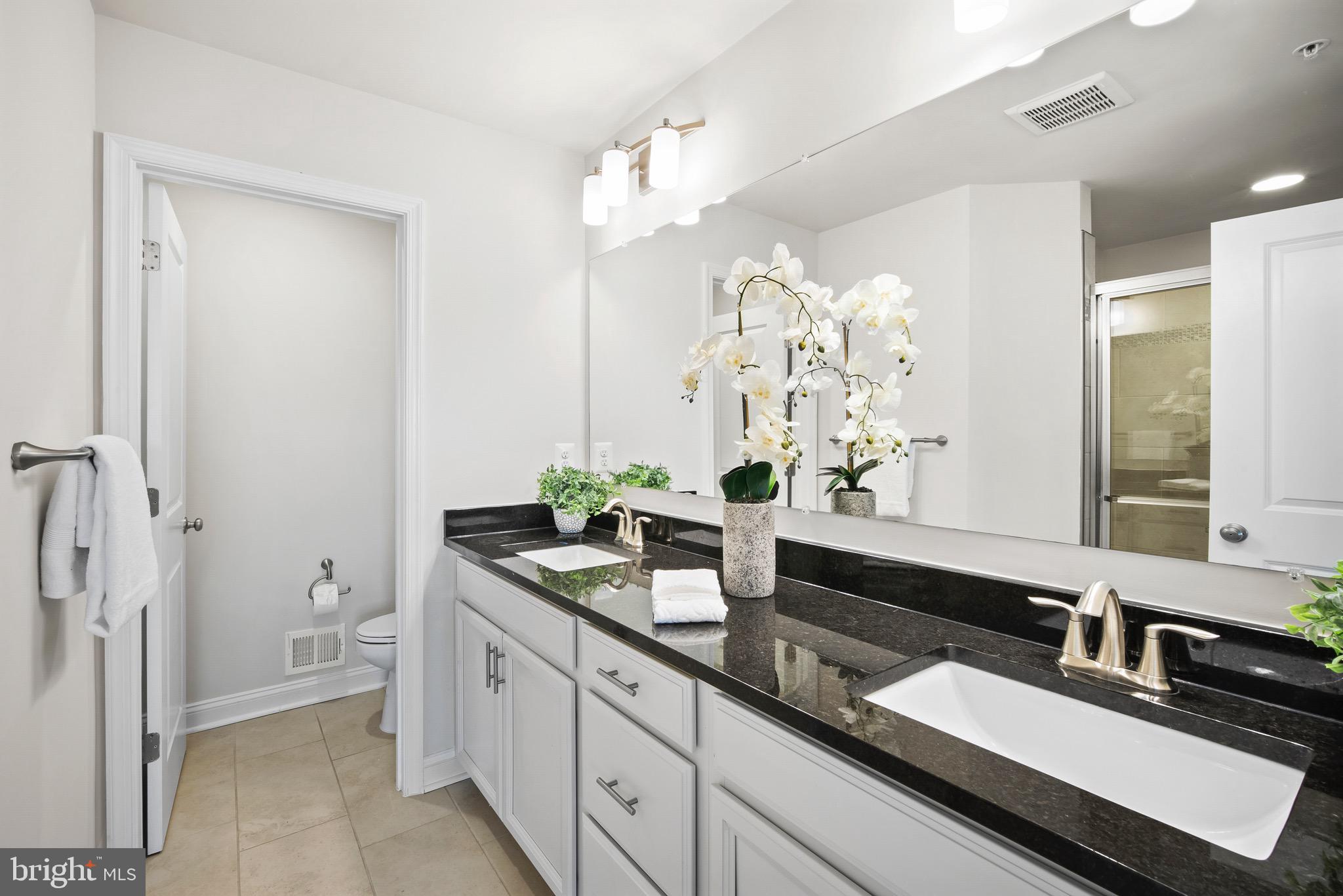 7012 Rackham Way Hanover, MD 21076 - Photo 16 of 46 Owner's EnSuite Bathroom | Double Vanities.