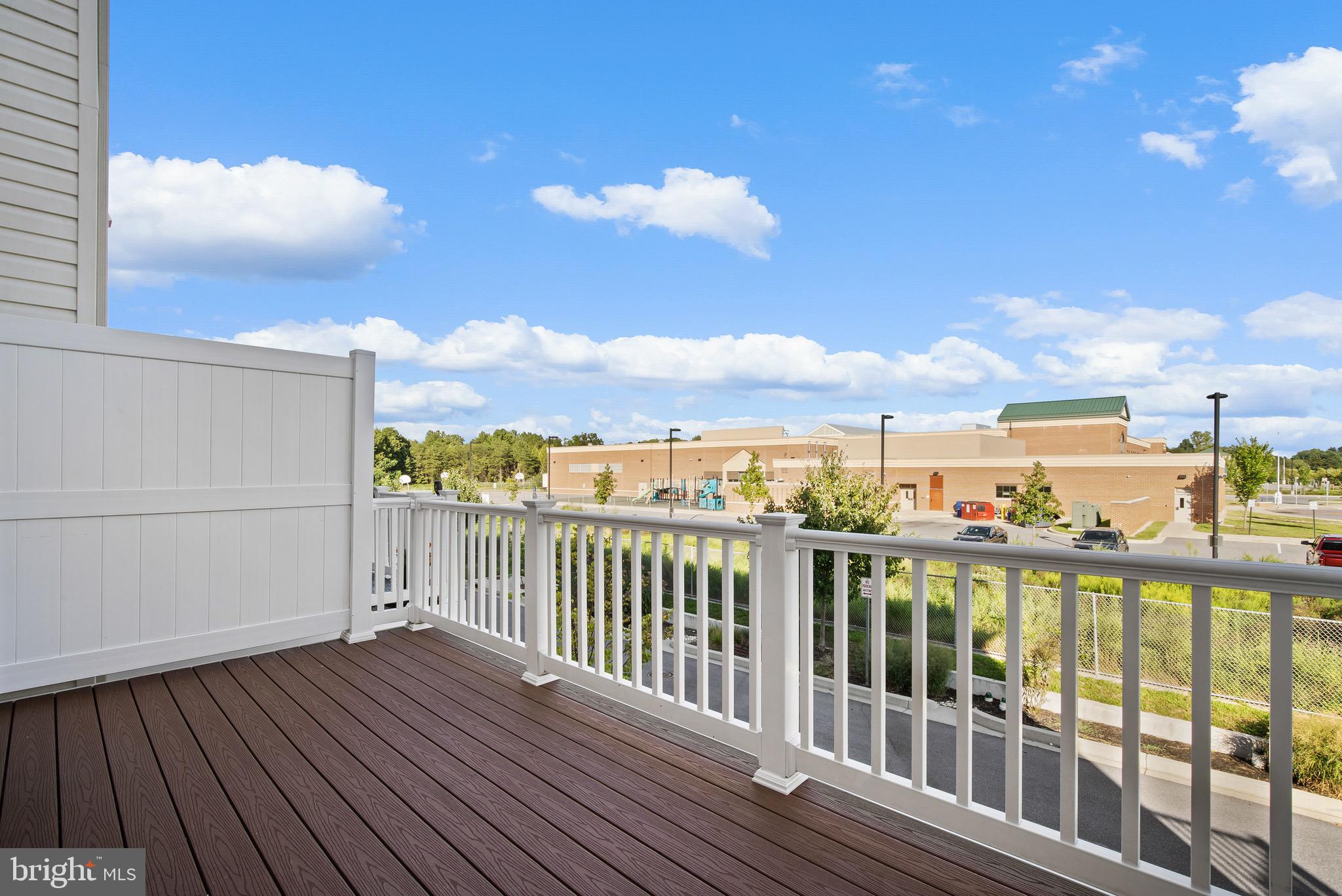 7012 Rackham Way Hanover, MD 21076 - Photo 35 of 46 Private Deck out of Main Level Kitchen Area.