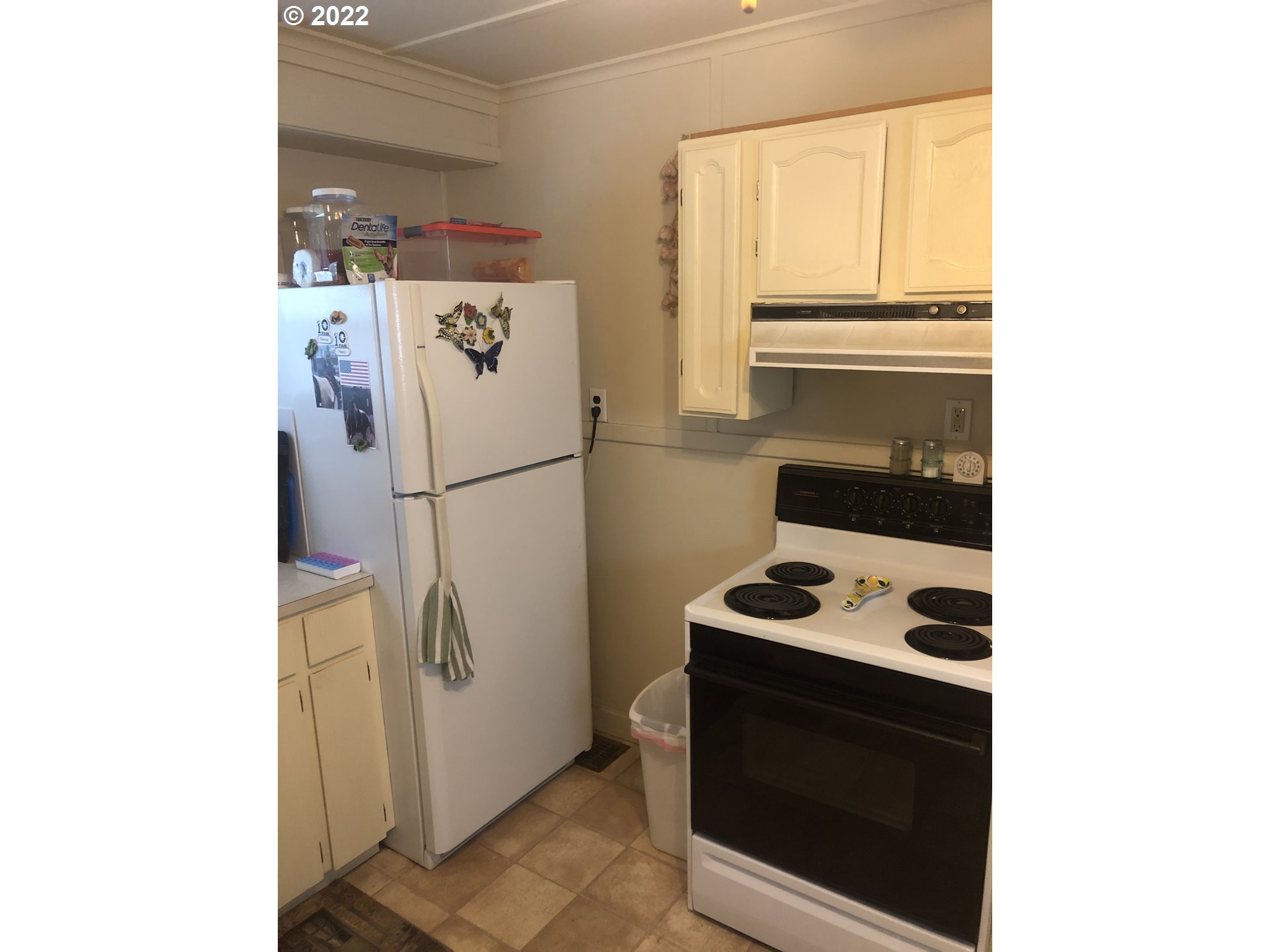 512 Southwest 9th Street Pendleton, OR 97801 - Photo 13 of 19 a kitchen with a refrigerator and a window