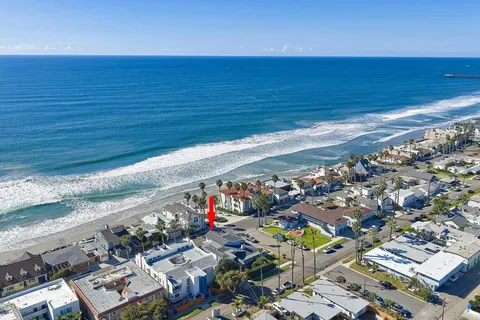 a view of city and ocean