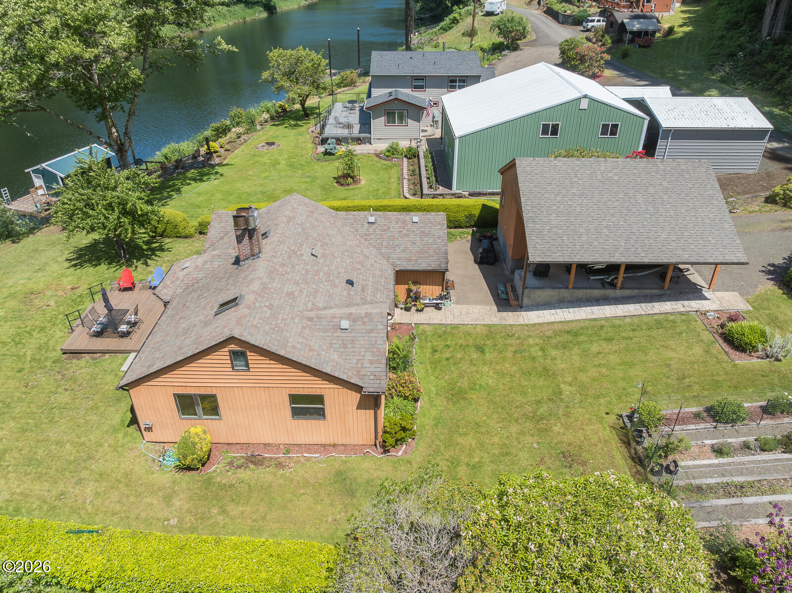 664 Little Switzerland Road Tidewater, OR 97390 - Photo 60 of 68 Aerial of home