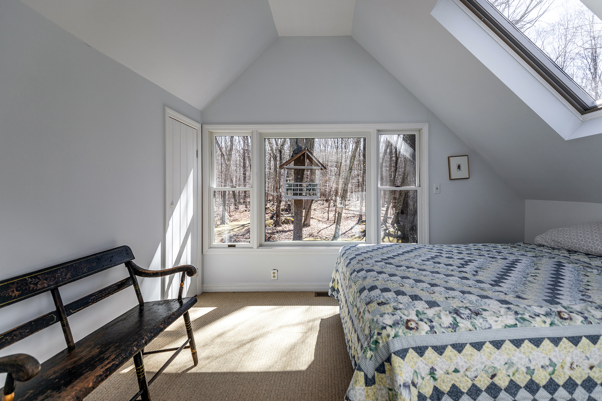 40 Camps Flat Road Kent, CT 06785 - Photo 26 of 26 a bedroom with a bed and a window
