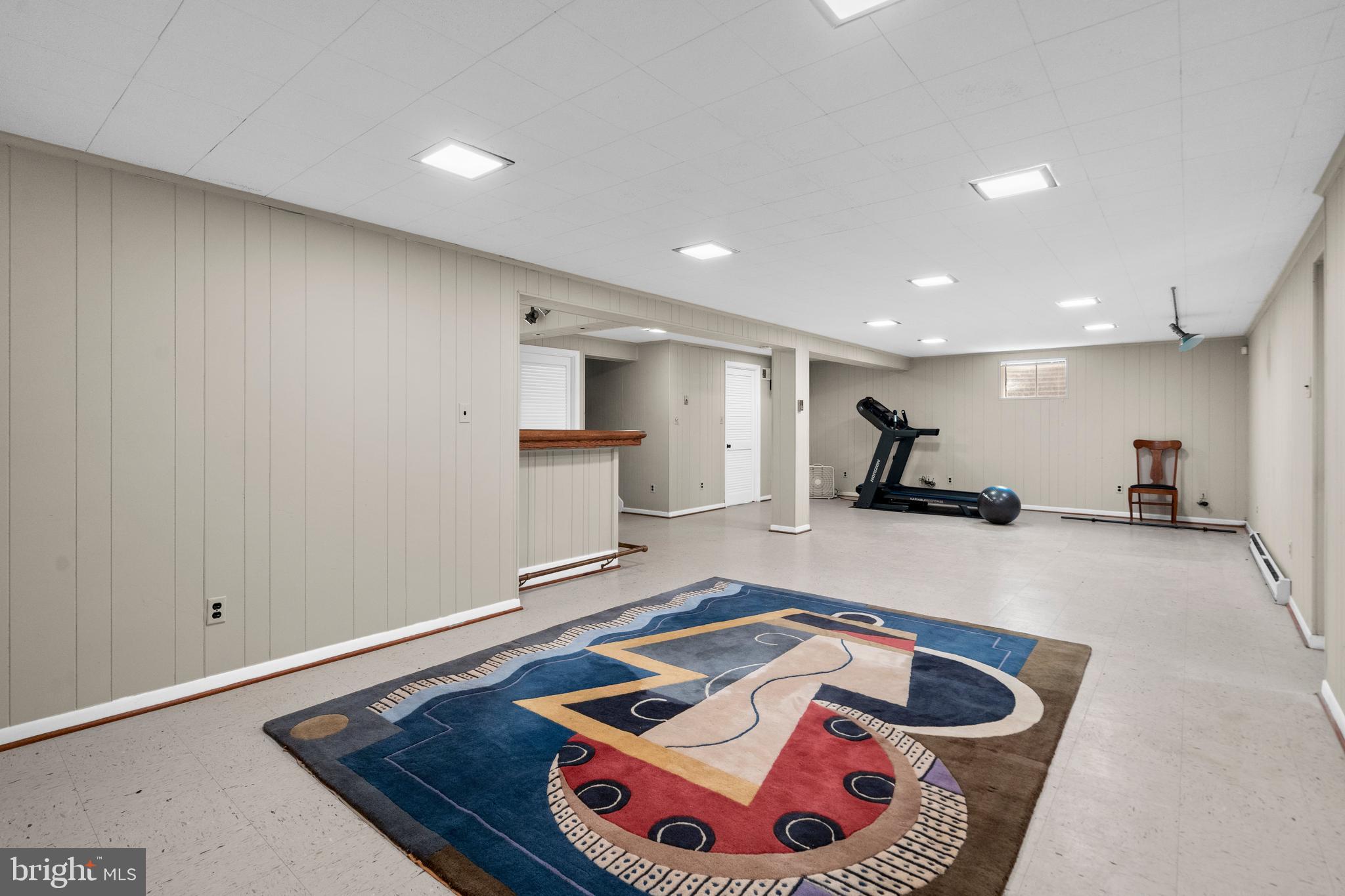 8808 Wooden Bridge Road Potomac, MD 20854 - Photo 41 of 53 Lower Level Recreation Room with Walk-up Access