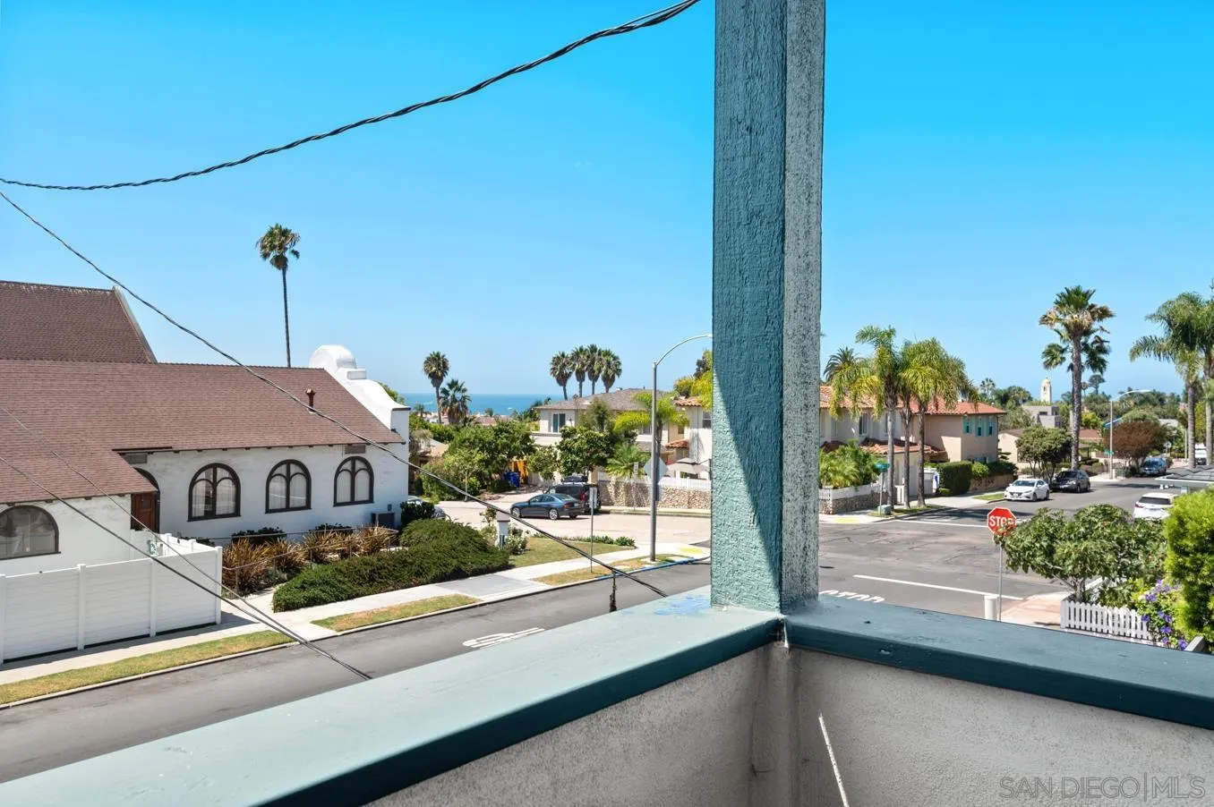 7231 Draper Avenue La Jolla, CA 92037 - Photo 16 of 26 a view of a street from a window