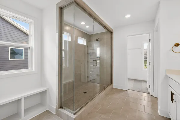 a small space with a window