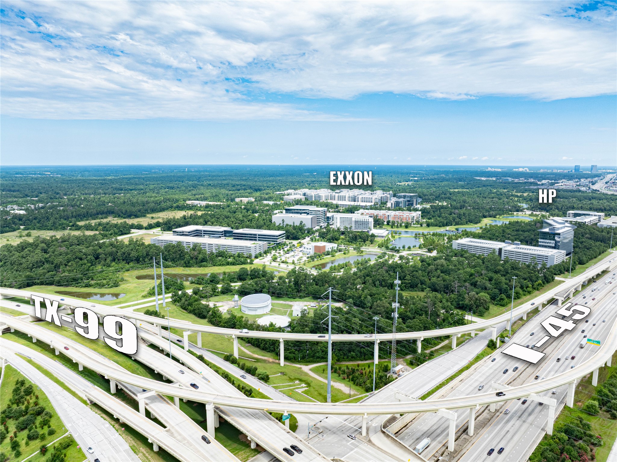 2672 Magnolia Fair Way Spring, TX 77386 - Photo 45 of 49 This convenient location is minutes from TX 99/Grand Pkwy, I-45, and Hardy Toll Rd for all your travel needs. The Exxon Mobil and HP Campus' are a 15 minutes drive for easy commutes.