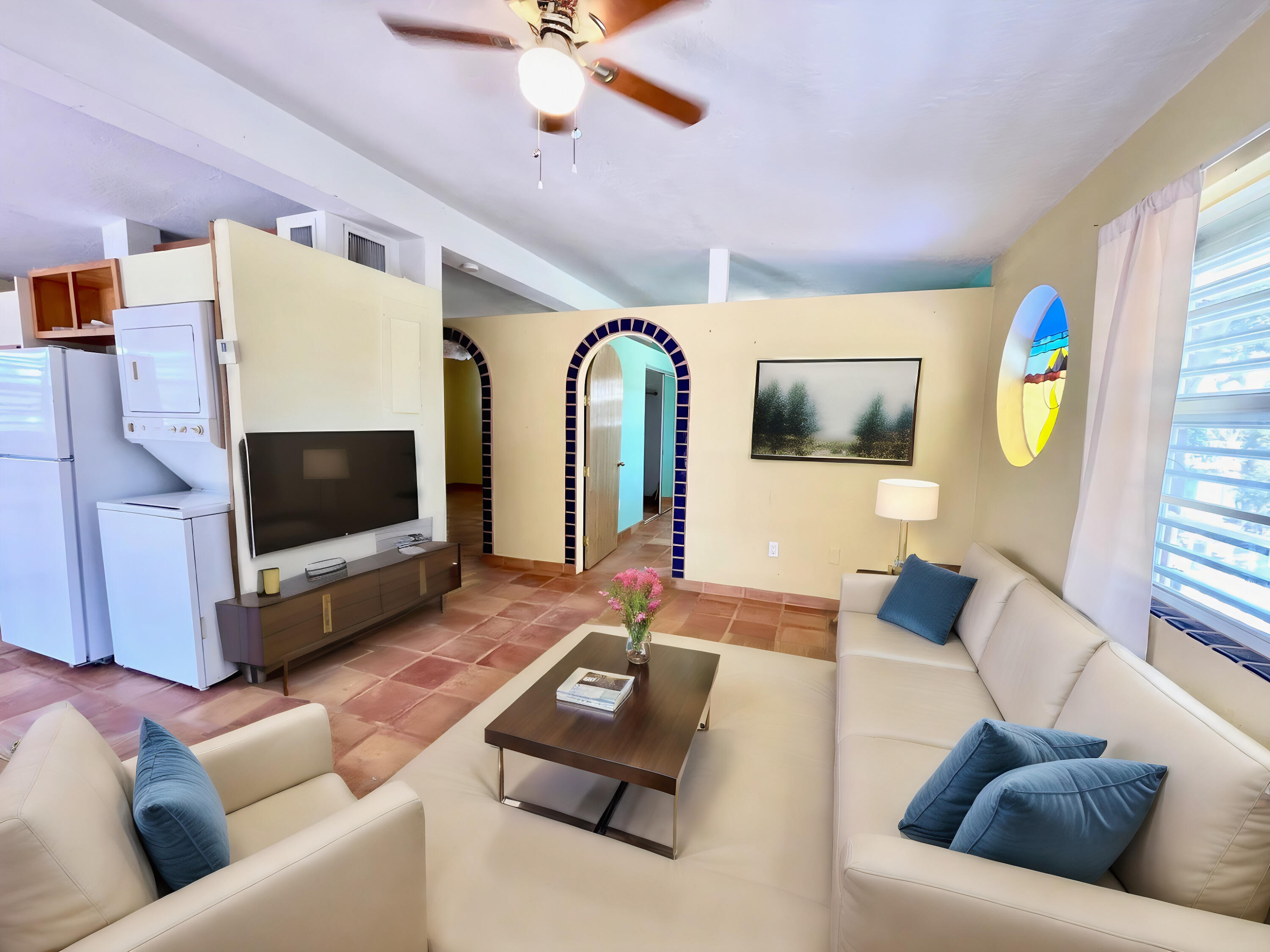 60 Southeast Marlin Avenue Key Largo, FL 33037 - Photo 14 of 46 a living room with furniture and a flat screen tv