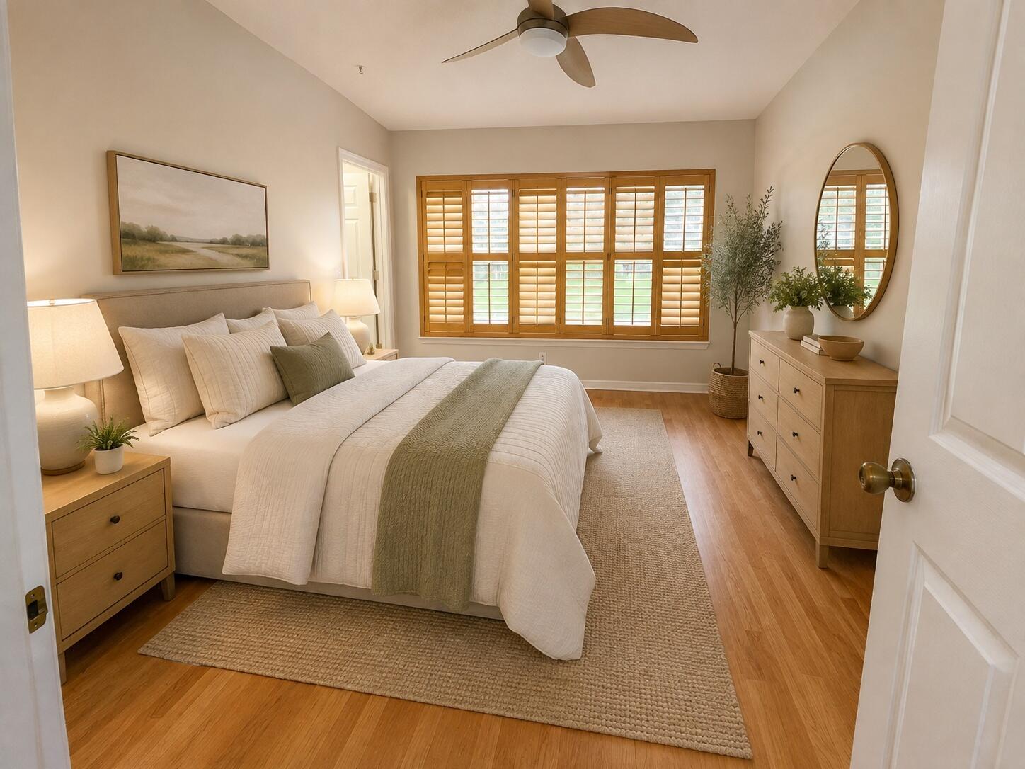 1083 Woodfield Road, Unit 1083 Greenacres, FL 33415 - Photo 5 of 23 staged_primary_bedroom