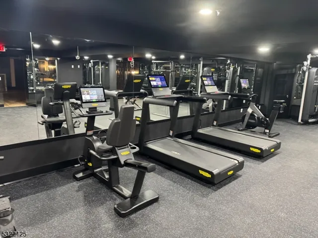 a view of a bathtub in a room