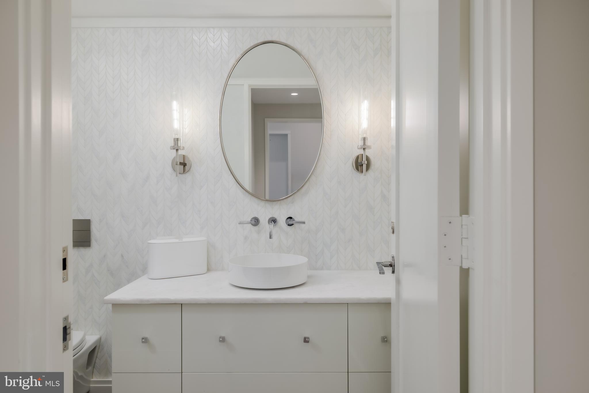 3240 Prospect Street Northwest Washington, DC 20007 - Photo 28 of 50 Powder room off of library