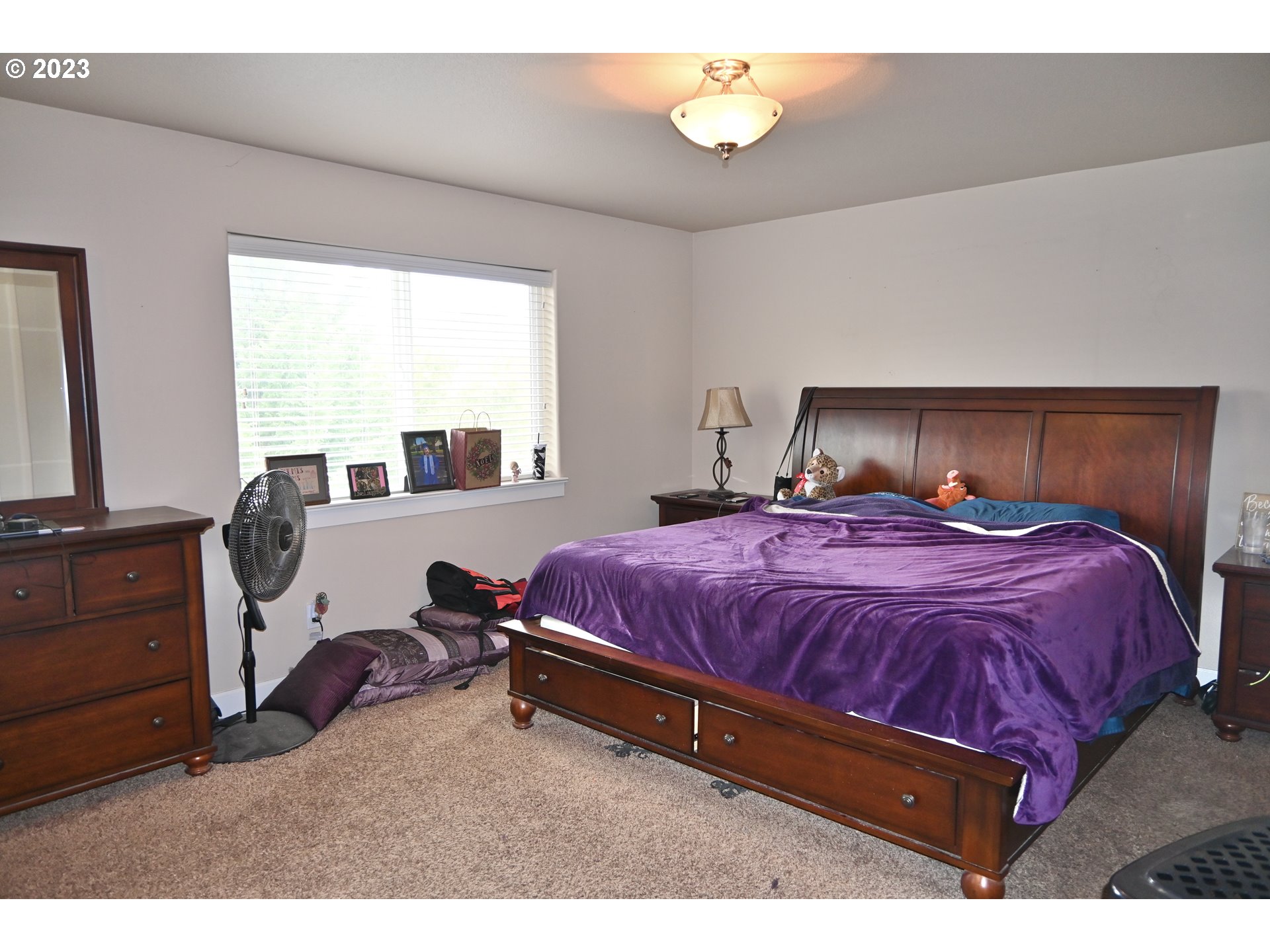 3623 Comiskey Street Forest Grove, OR 97116 - Photo 18 of 43 a spacious bedroom with a bed and large windows