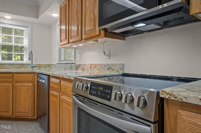 a view of a kitchen sink