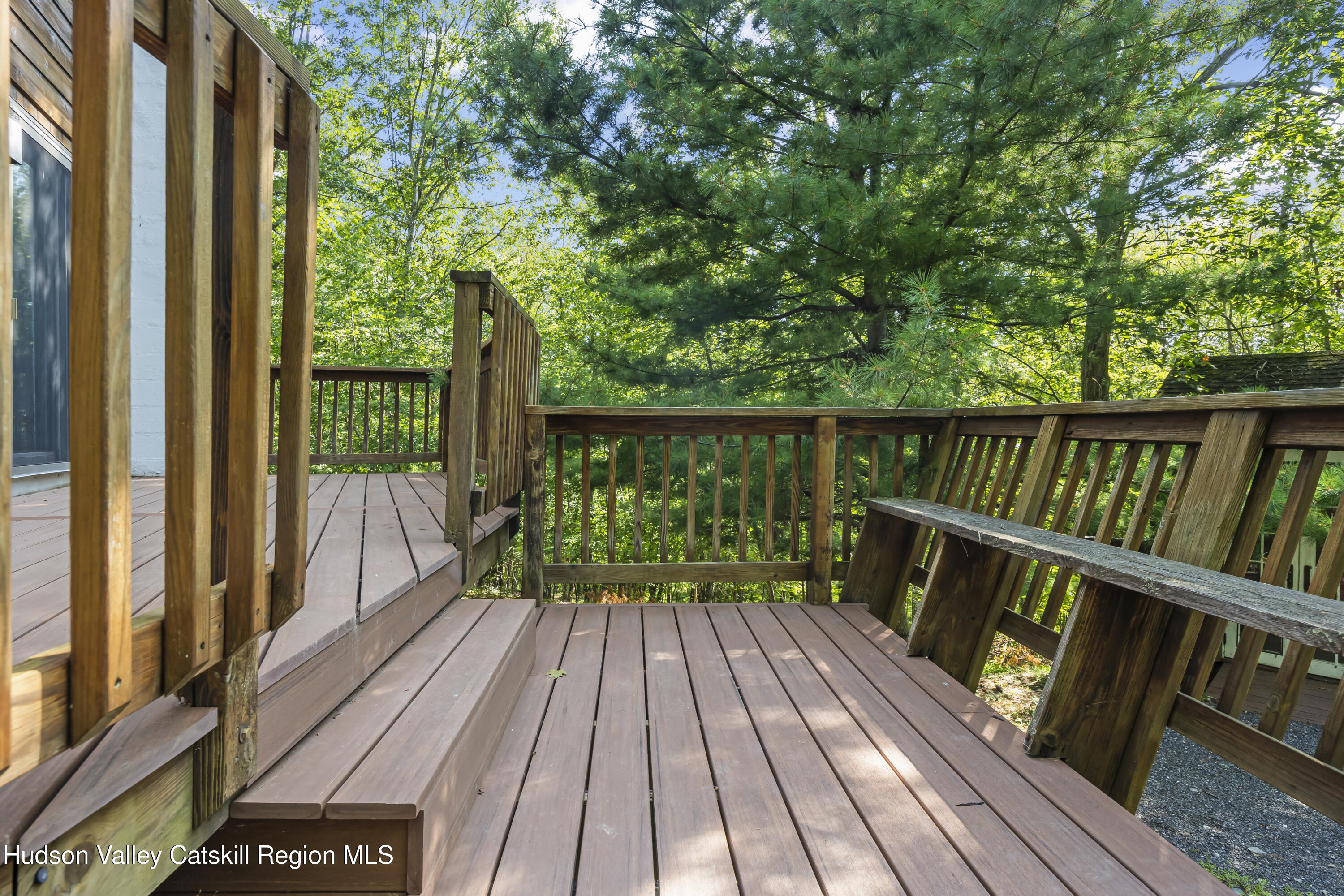 117 Spring Street Craryville, NY 12521 - Photo 23 of 31 a view of balcony with wooden floor and outdoor space