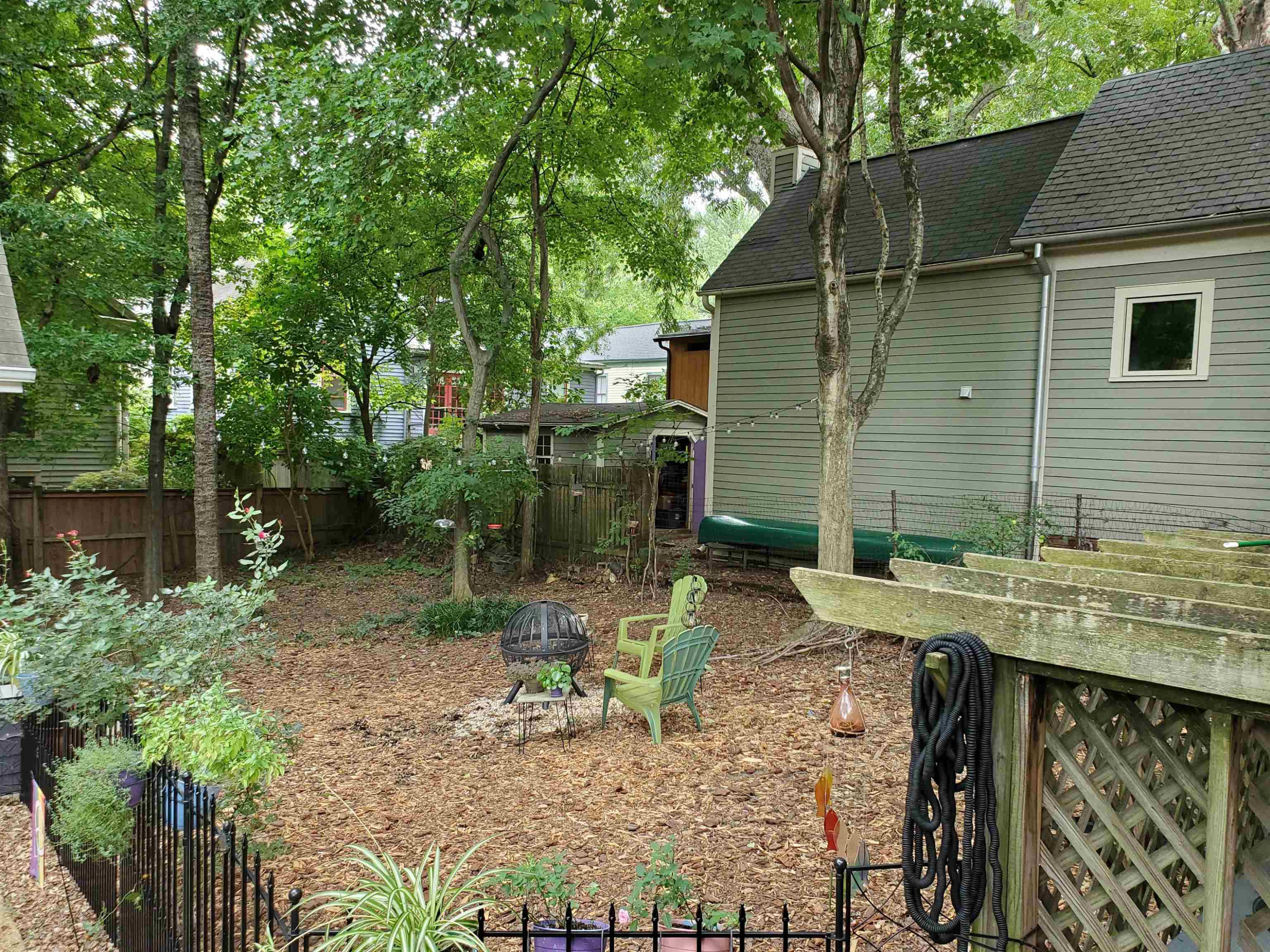 520 North Bloodworth Street Raleigh, NC 27604 - Photo 27 of 30 a backyard of a house with seating space