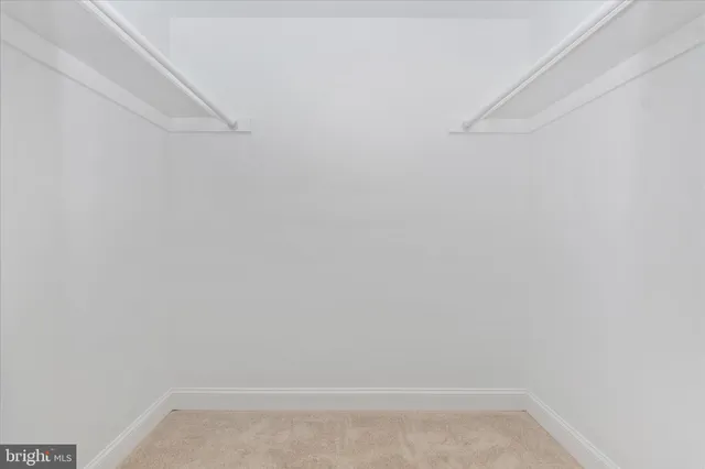 a view of closet area