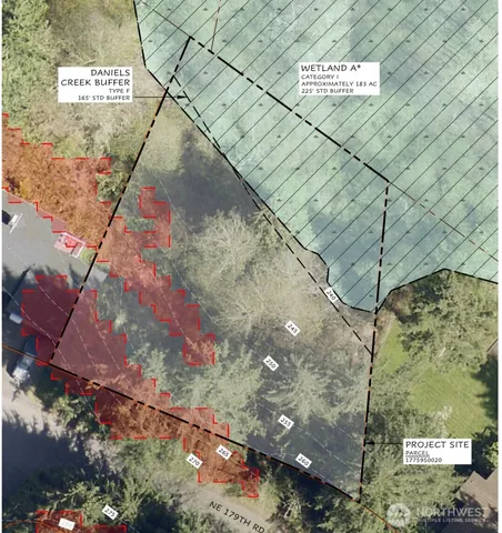 a bird view of a house