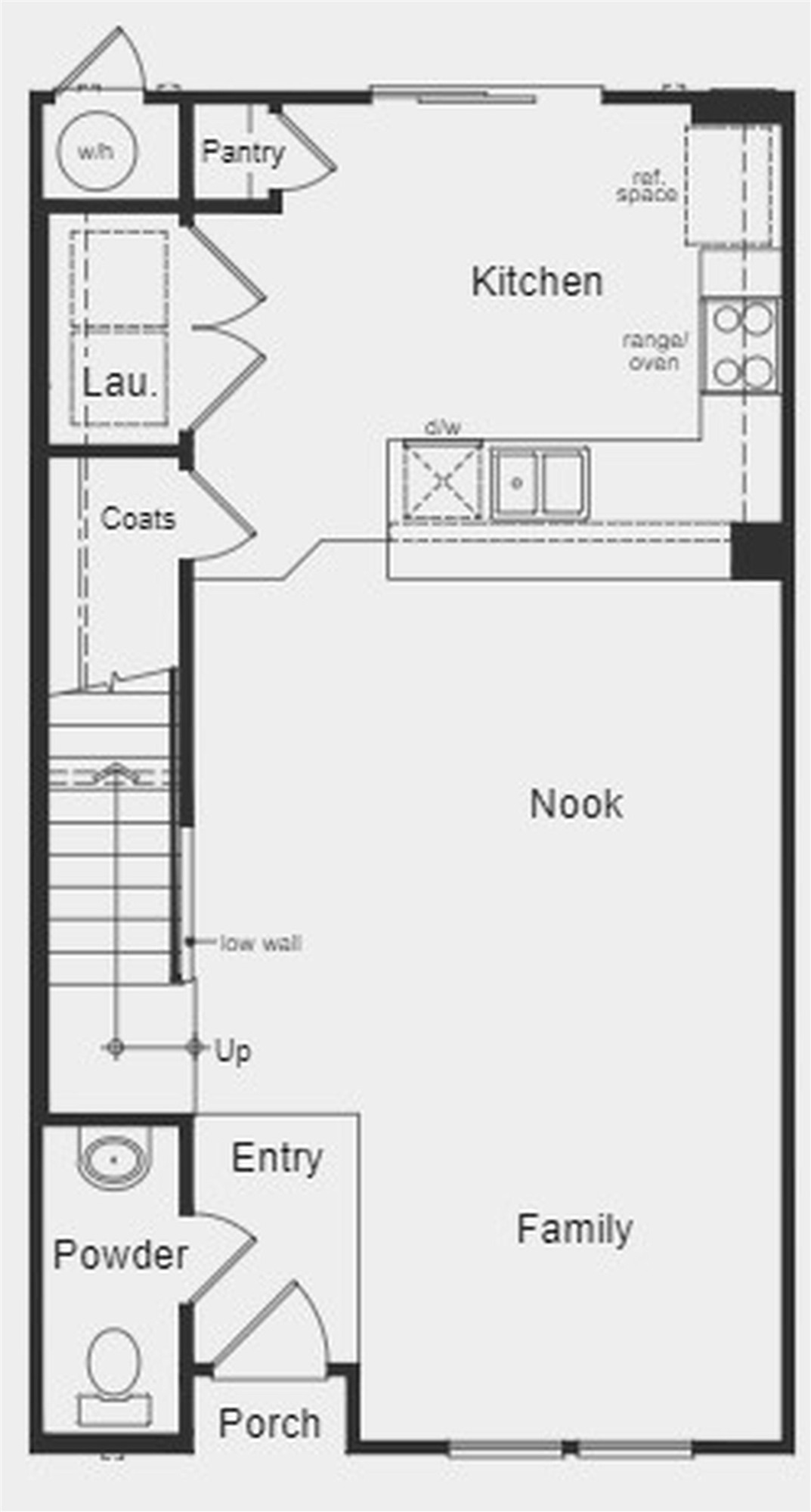 3062 Spline Circle Raleigh, NC 27610 - Photo 7 of 8 First Floor Plan