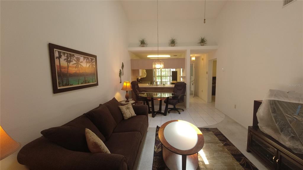 6421 Remus Drive New Port Richey, FL 34653 - Photo 17 of 25 a living room with furniture a mirror and a lamp