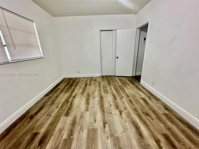 a view of a room with storage