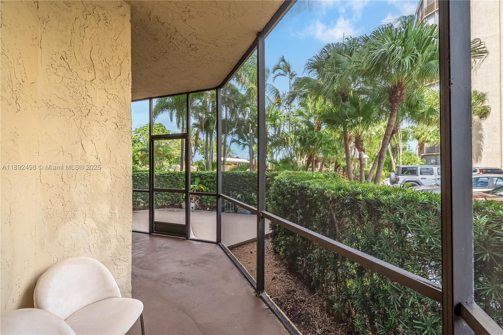 7300 Radice Court, Unit 109 Lauderhill, FL 33319 - Photo 25 of 35 a view of a porch