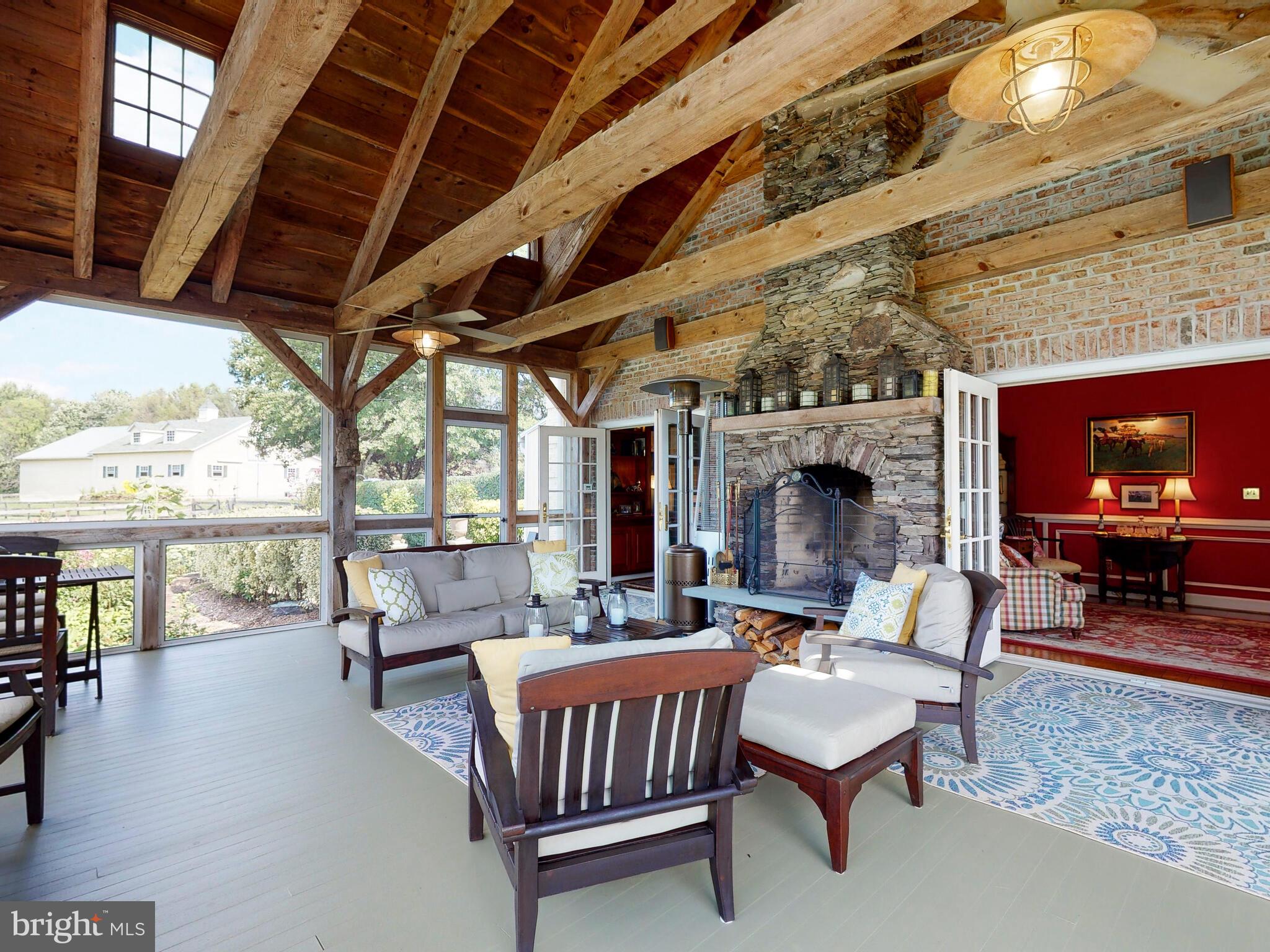 2812 Pocock Road Monkton, MD 21111 - Photo 36 of 94 Double French Doors to the Porch