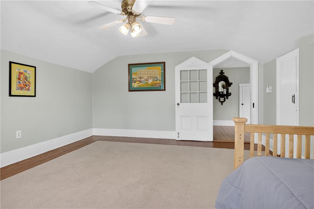 395 McGuffey Road West Alexander, PA 15376 - Photo 30 of 49 Upper Level Bedroom (2) 16x14 Check out that Door.. Very unique with Tons Of Storage..