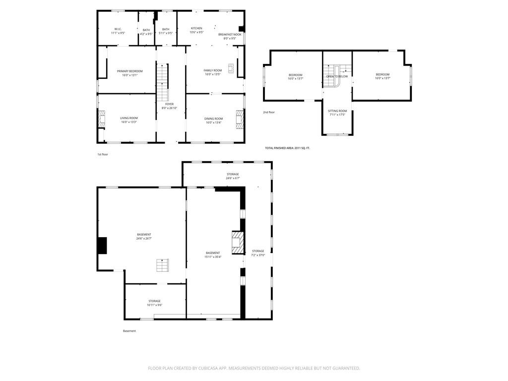 395 McGuffey Road West Alexander, PA 15376 - Photo 38 of 49 All 3 Level Floor Plans with Measurements