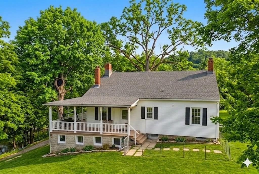 395 McGuffey Road West Alexander, PA 15376 - Photo 6 of 49 Drone view of the Home