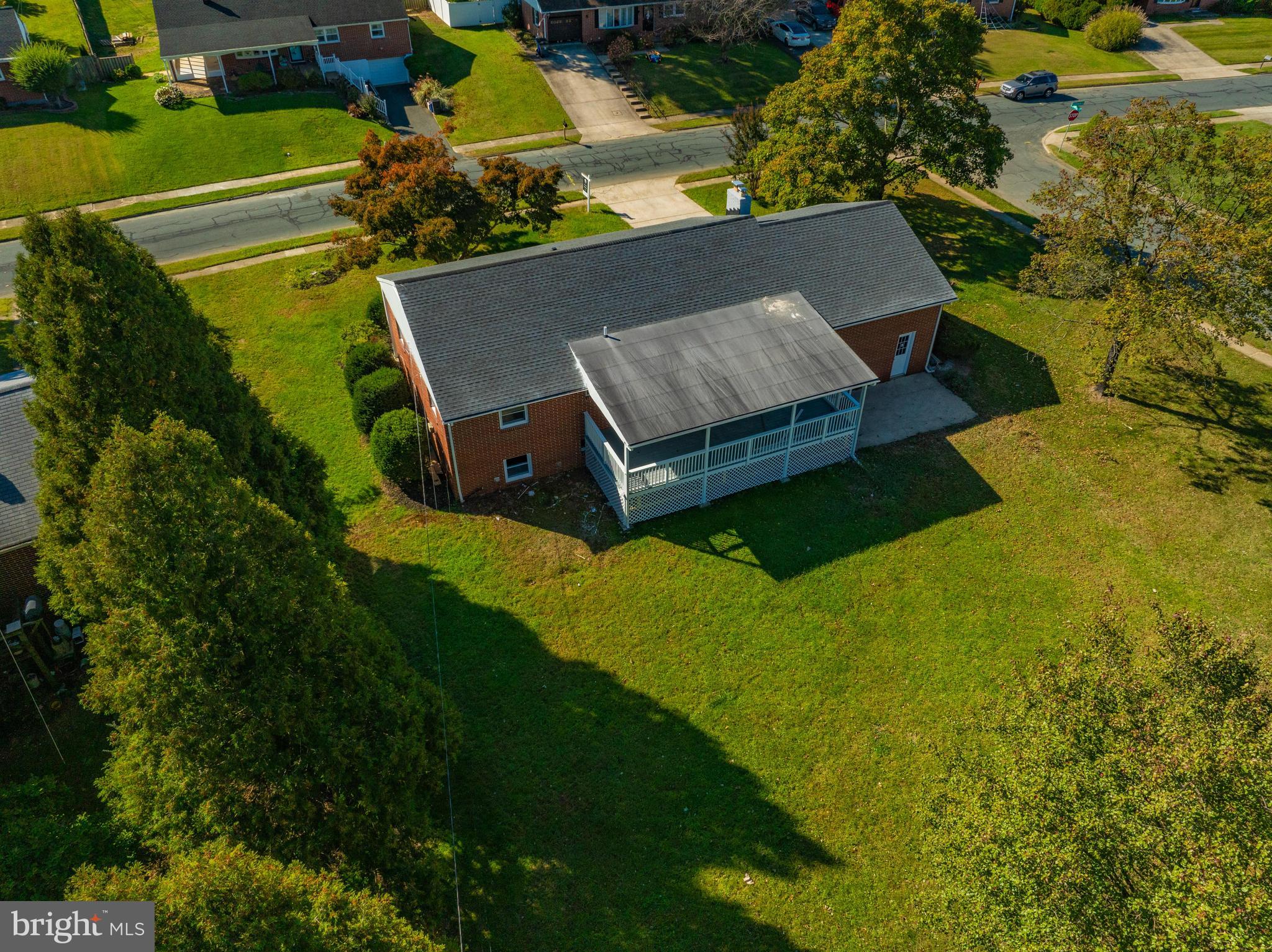 800 Flintlock Drive Bel Air, MD 21015 - Photo 48 of 55 an aerial view of a house with a yard basket ball court and outdoor seating