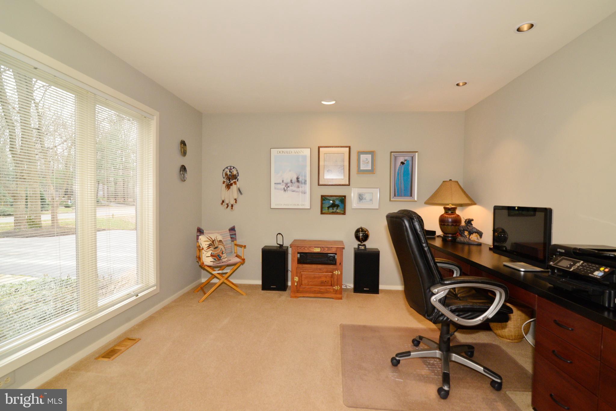 11410 Fieldstone Lane Reston, VA 20191 - Photo 29 of 50 a view of a workspace with furniture and a window