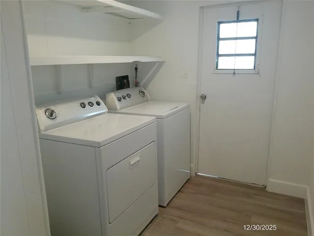 a backyard of a house