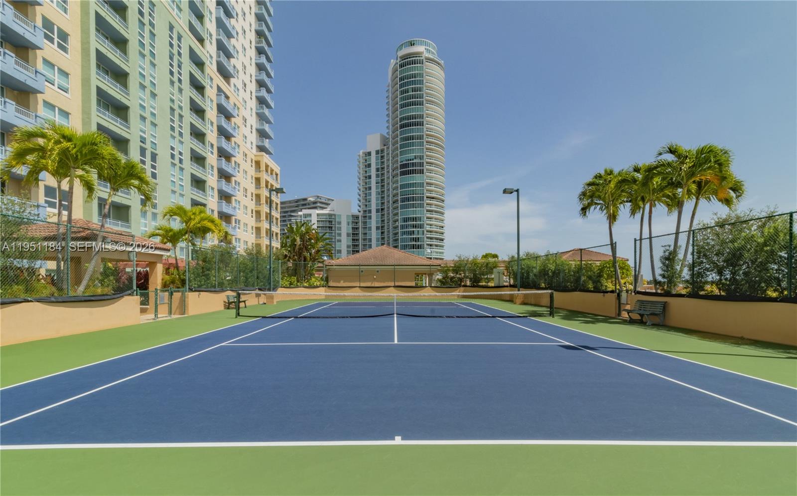 90 Alton Road, Unit TH1 Miami Beach, FL 33139 - Photo 48 of 48 a view of a tennis court