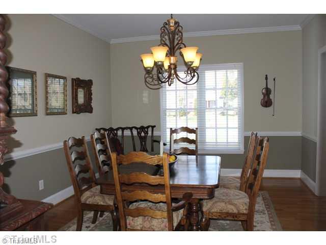 2808 Norwell Court Oak Ridge, NC 27310 - Photo 4 of 16 Dining Room. Formal Dining Room- perfect for entertaining!! Gorgeous wood floors throughout main level!