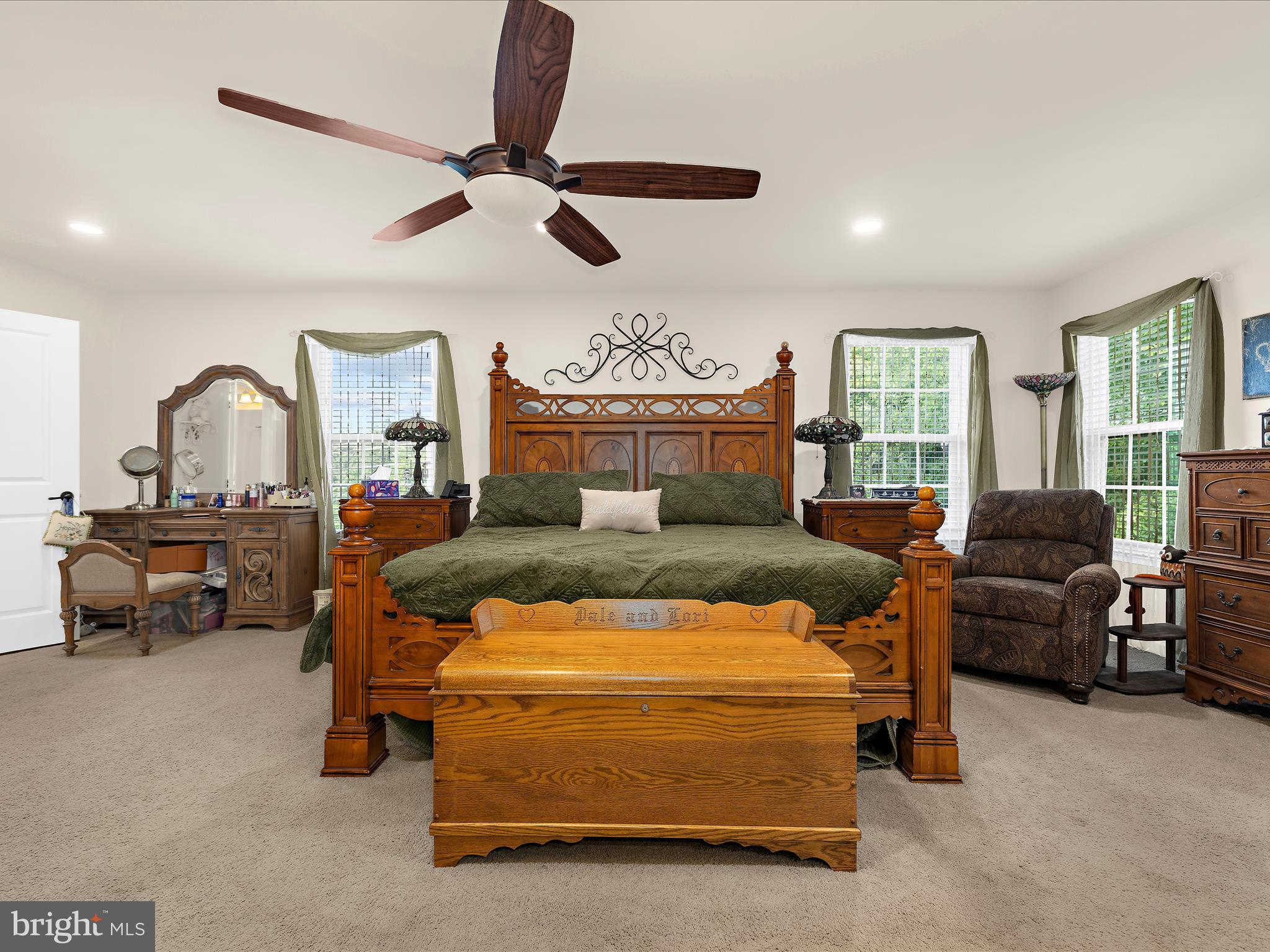 3314 Rosary Court Abingdon, MD 21009 - Photo 32 of 87 a bedroom with a bed and a chandelier