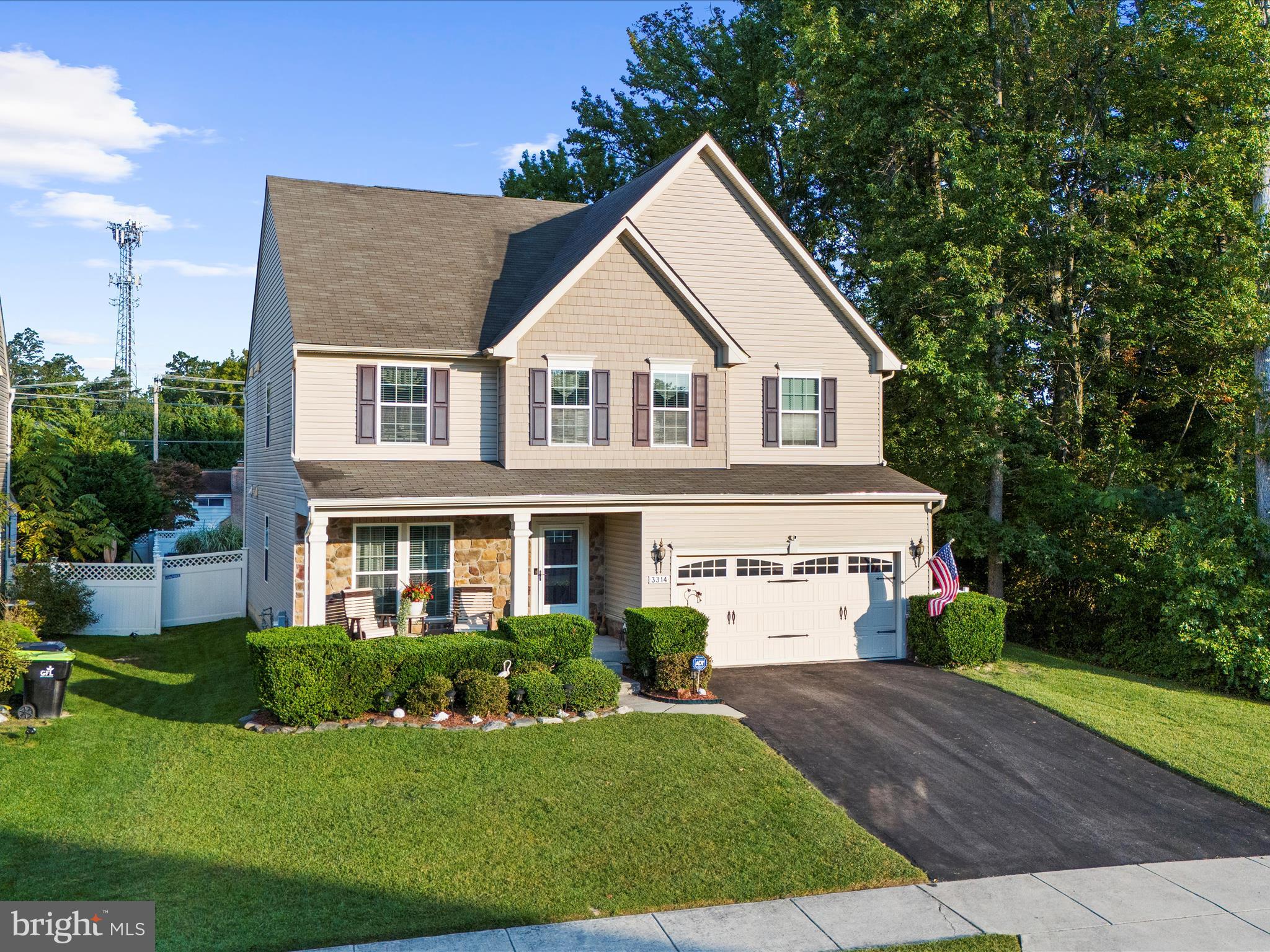 3314 Rosary Court Abingdon, MD 21009 - Photo 5 of 87 a front view of a house with a yard