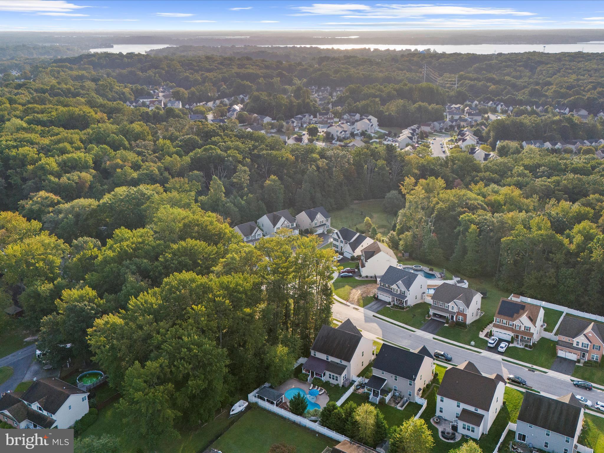 3314 Rosary Court Abingdon, MD 21009 - Photo 74 of 87 an aerial view of lake residential house with outdoor space
