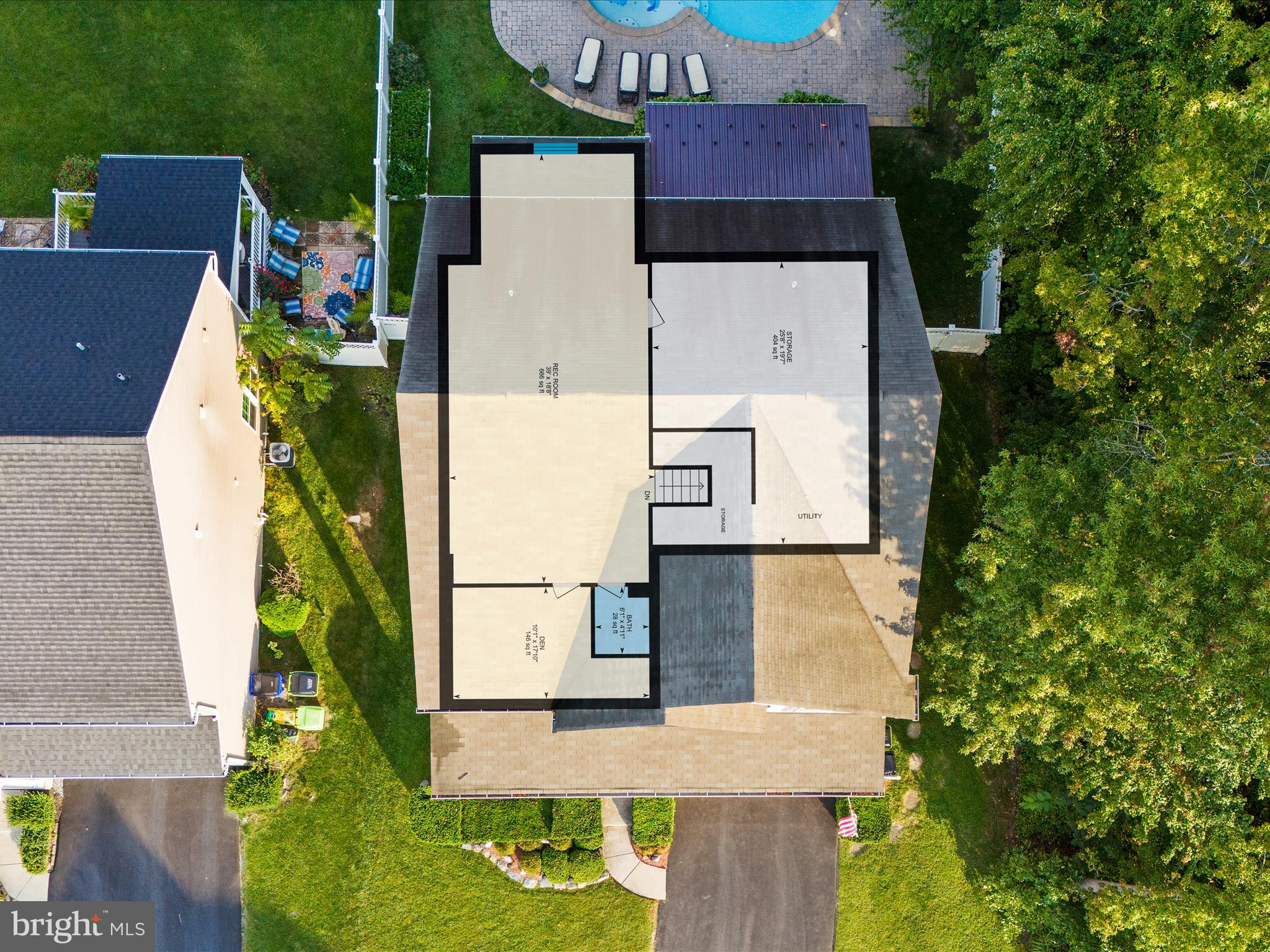 3314 Rosary Court Abingdon, MD 21009 - Photo 83 of 87 aerial view of a house with a yard