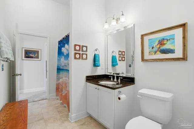 a view of a backyard with sitting area