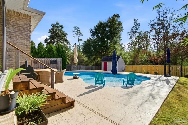 a view of a house with a park