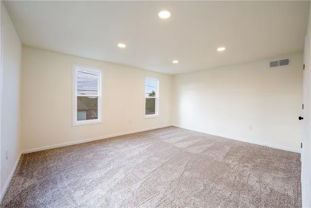 a view of empty room