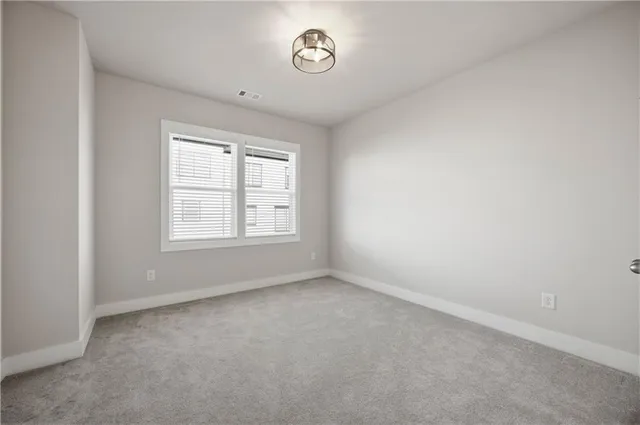 a view of empty room