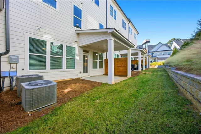 a view of a porch with furniture