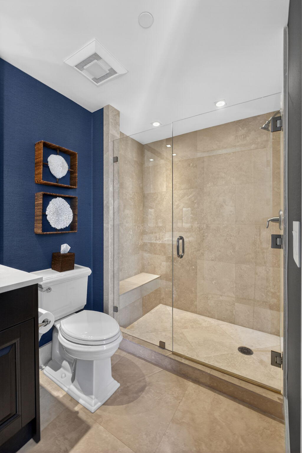 2700 North Ocean Drive, Unit 1401A Riviera Beach, FL 33404 - Photo 52 of 116 a bathroom with a toilet and a shower