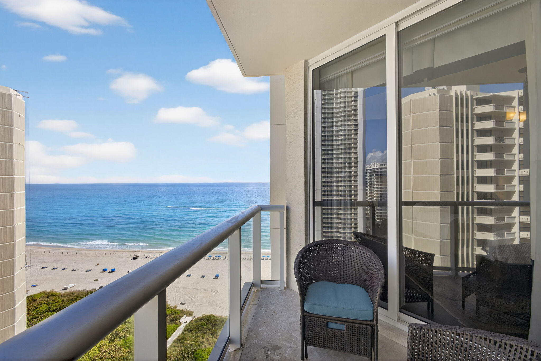 2700 North Ocean Drive, Unit 1401A Riviera Beach, FL 33404 - Photo 58 of 116 a view of balcony with couch
