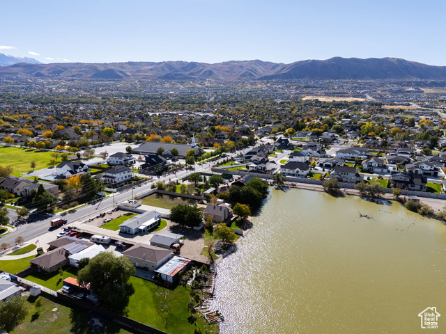 12958 South 300 East Draper, UT 84020 - Photo 28 of 38 Aerial perspective of suburban area with a water and mountain view