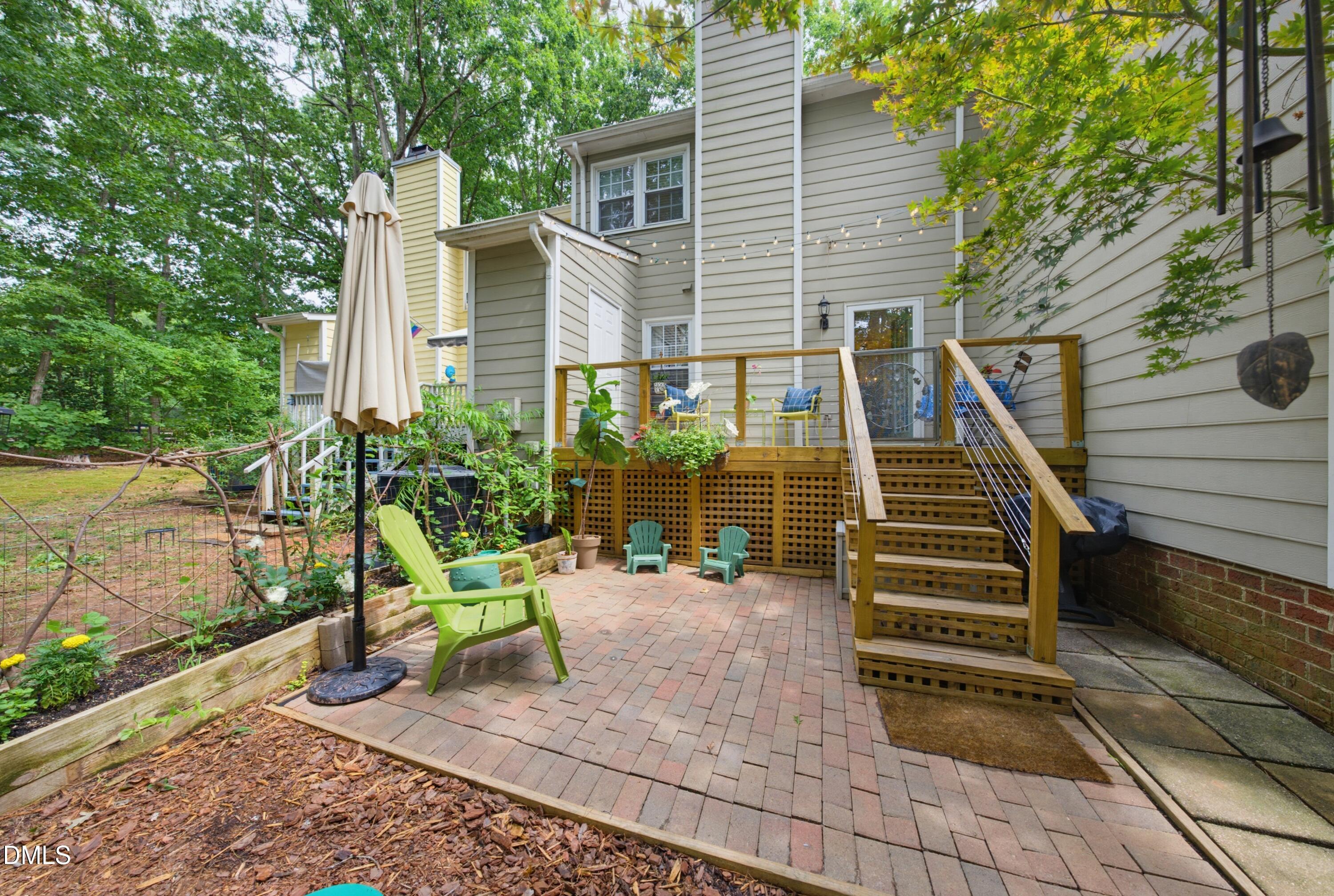 126 Wythe Circle Raleigh, NC 27615 - Photo 33 of 44 Exterior Back Deck